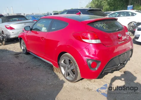 2013 Hyundai Veloster Turbo W/Black z USA, uszkodzony, nr VIN KMHTC6AEXDU138141